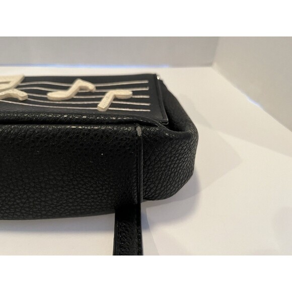 Charming Charlie Music Note Black Small Crossbody Purse - Picture 6 of 11